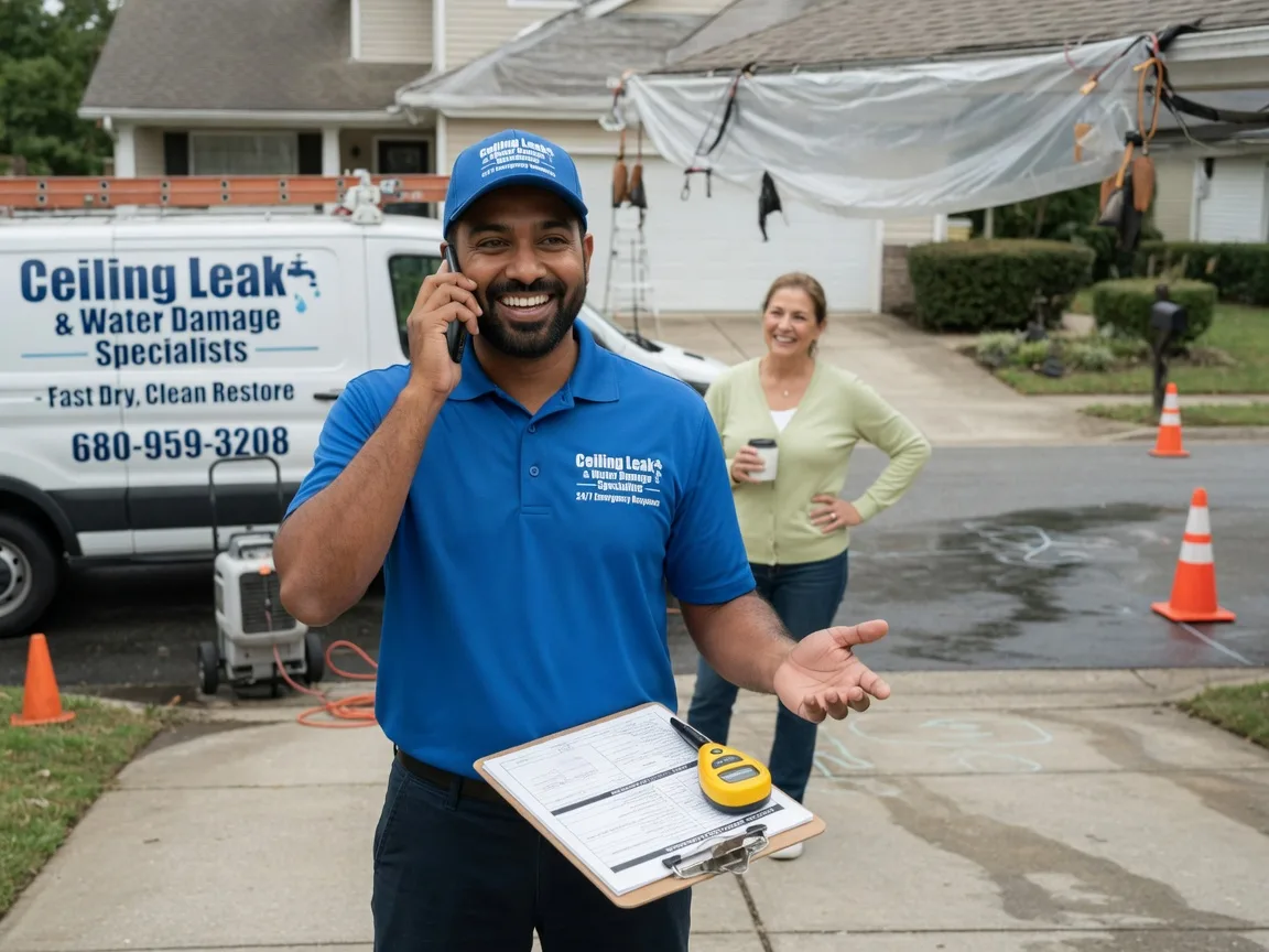 Ceiling Leak Cleanup Fingerville, SC FAQs